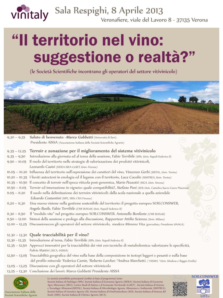 Locandina convegno Vinitaly