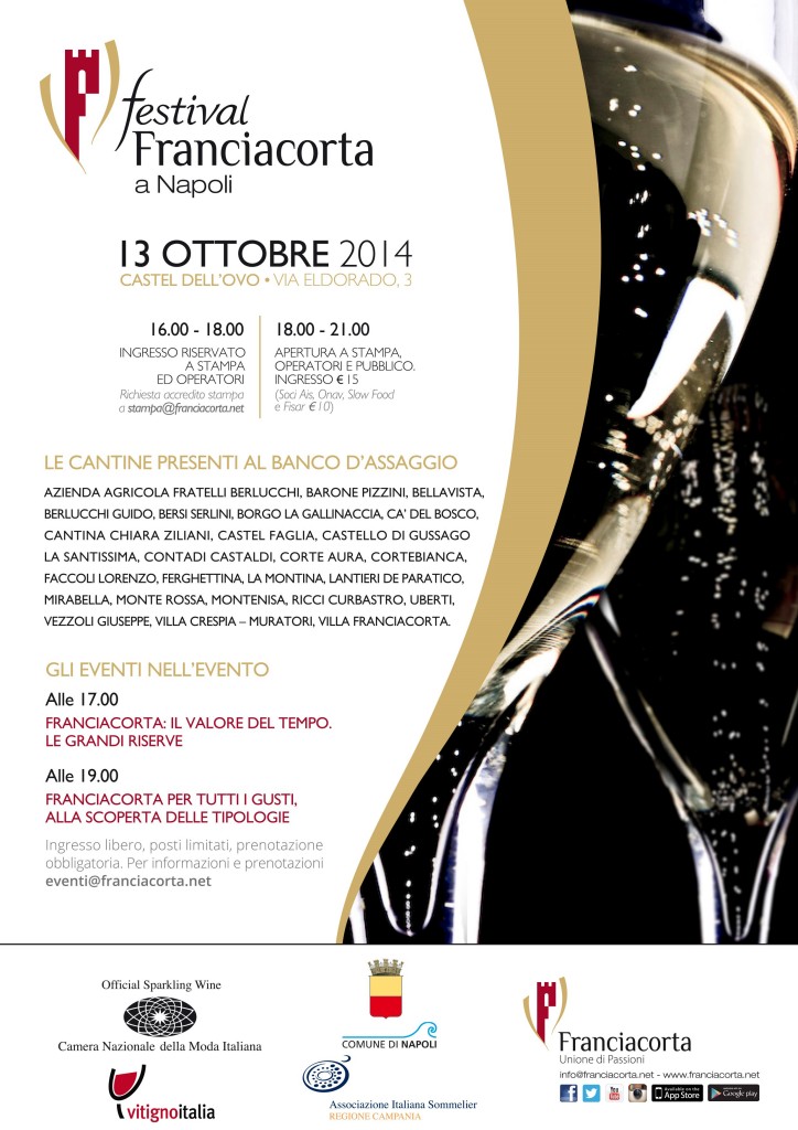 Festival Franciacorta a Napoli 13 ottobre 2014 _ depliant elettronico