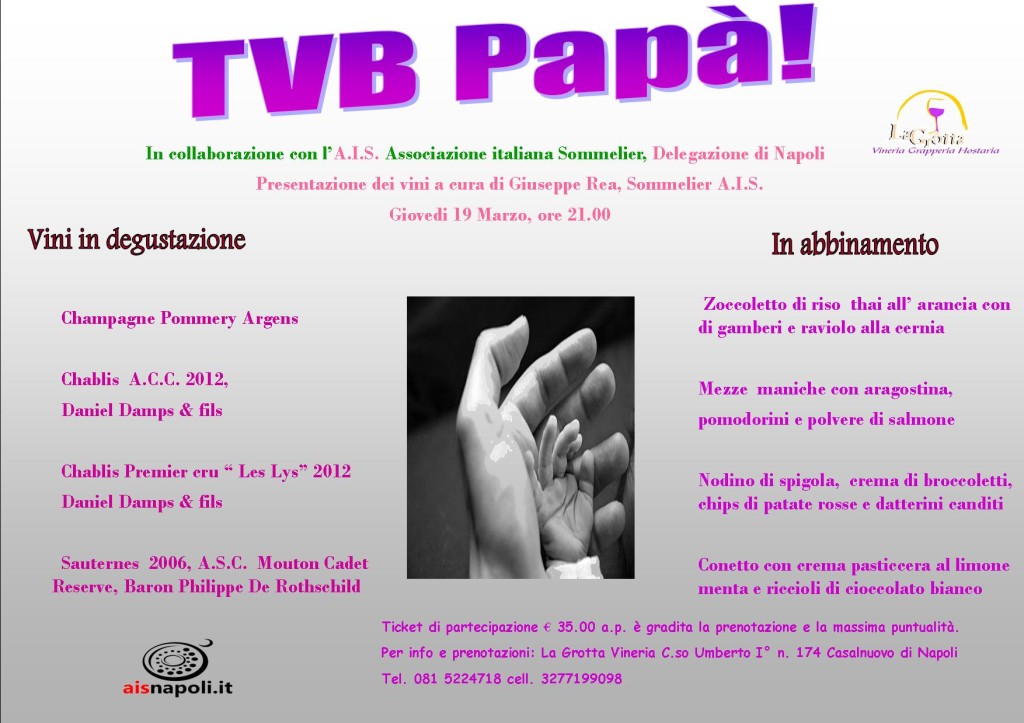 Locandina TVB Papà